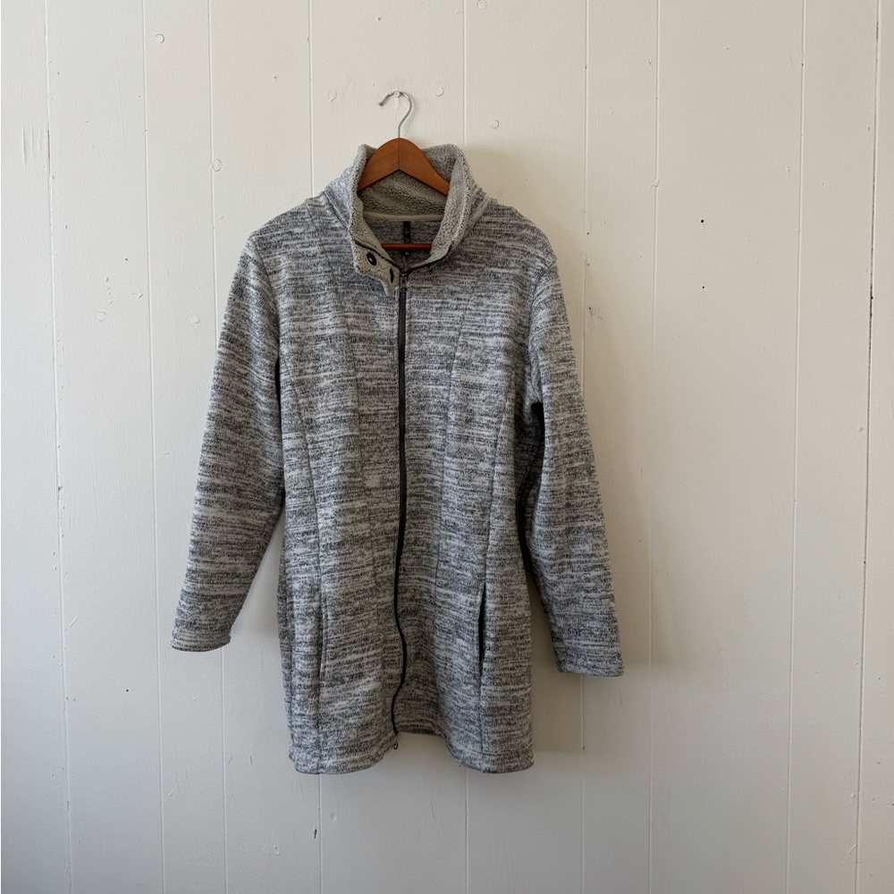Kuhl Heathered Knit Full Zip Sweater XL Extra Large